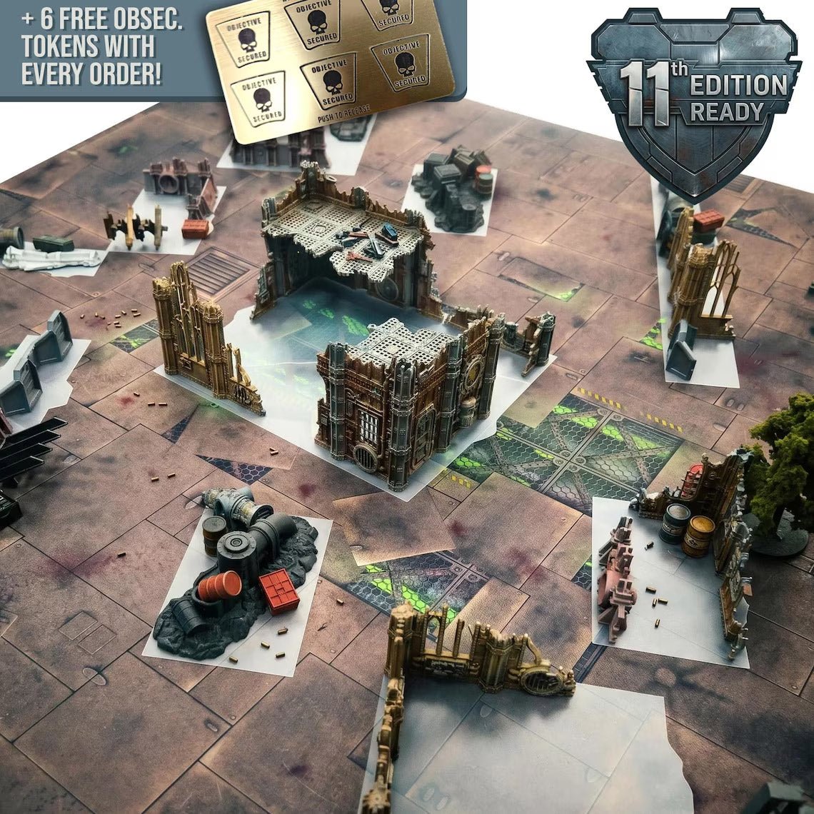 11th Edition Wargaming Terrain Footprints - Fat Dwarf