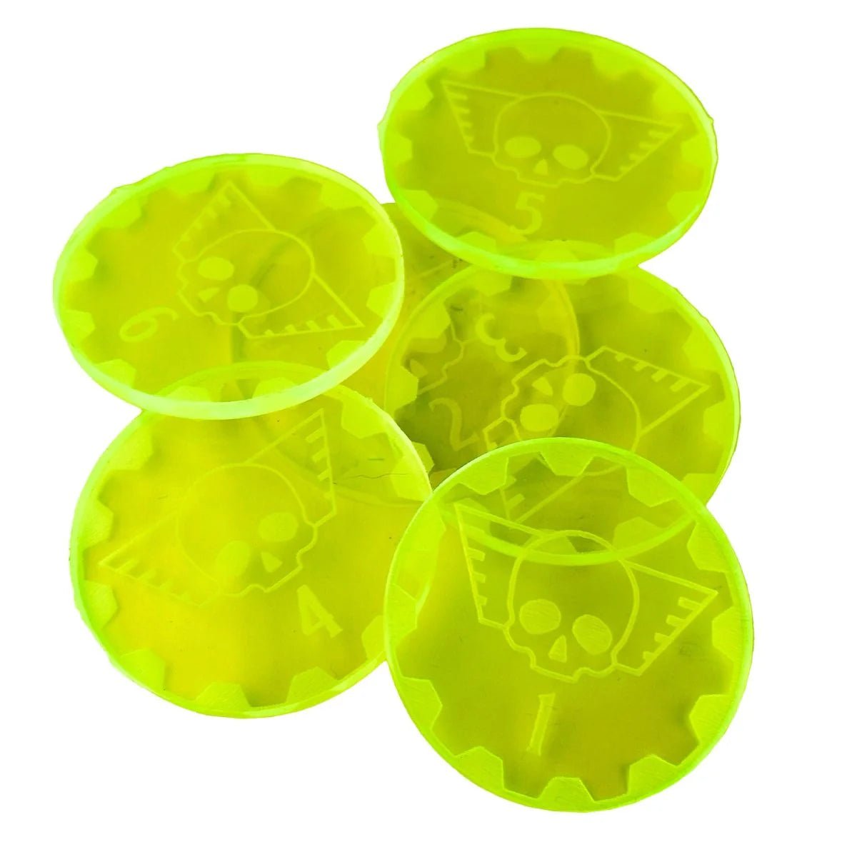 Objective Marker Bundle – x6 Rings + x6 Tokens - Fat Dwarf