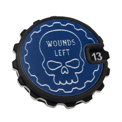 1 - 16 Table top Wound Tracker (Choose a Colour) - Fat Dwarf