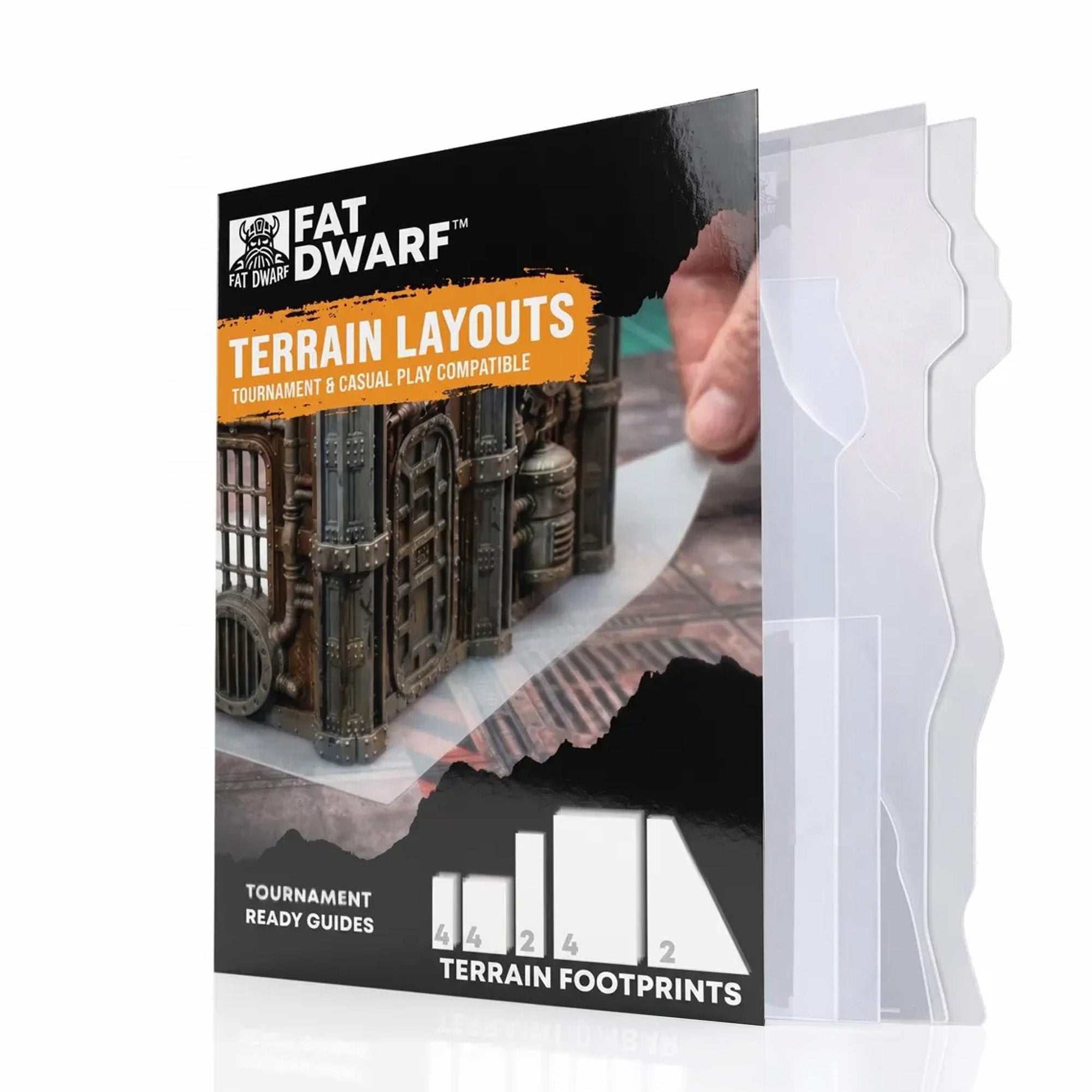 11th Edition Wargaming Terrain Footprints - Fat Dwarf