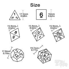 Ethereal Warpstorm Dice Set - Fat Dwarf