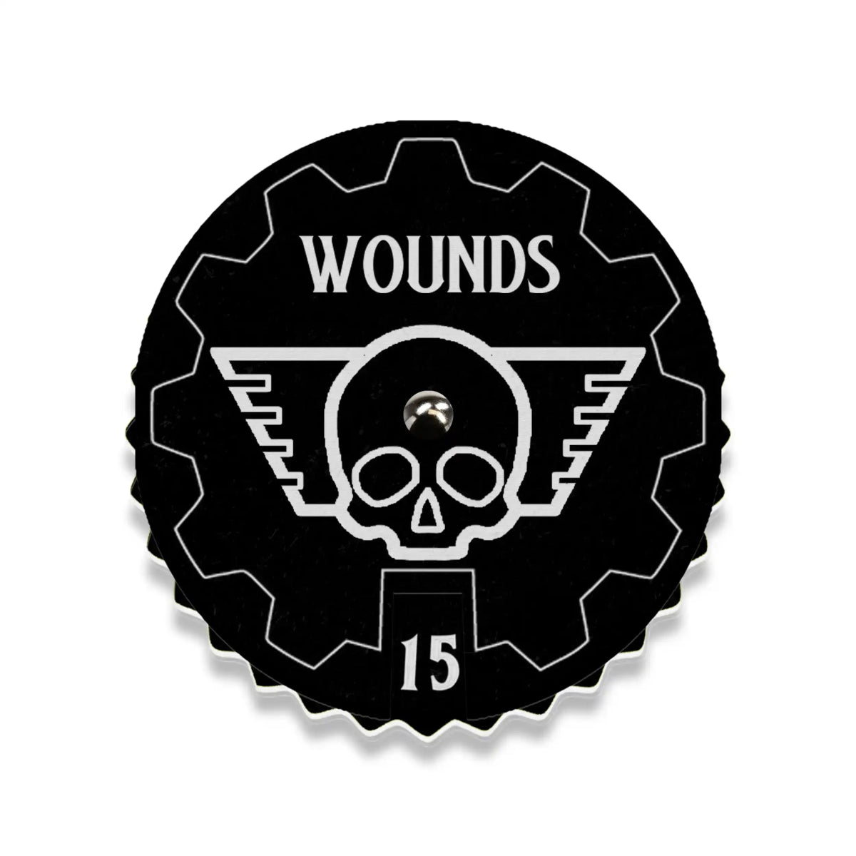 Obsidian Veil 1-15 Tabletop Wound Tracker - Fat Dwarf