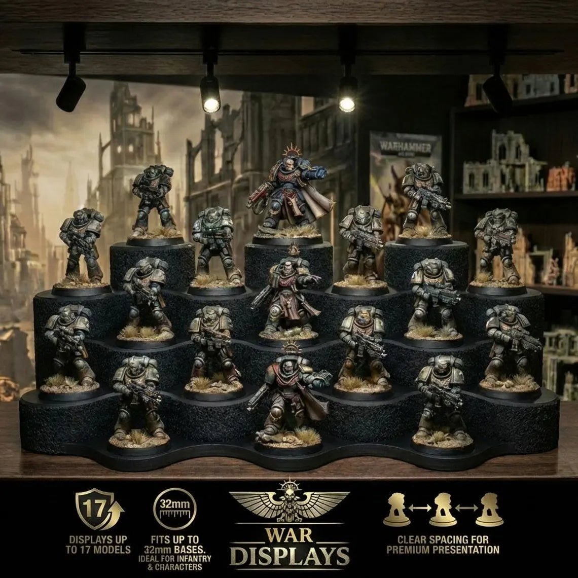 War Display Miniature Display Stand - Fat Dwarf